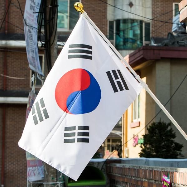 태극기 가정용 깃대 고급형 스텐봉 국기 원통보관함 - 상세 이미지 2