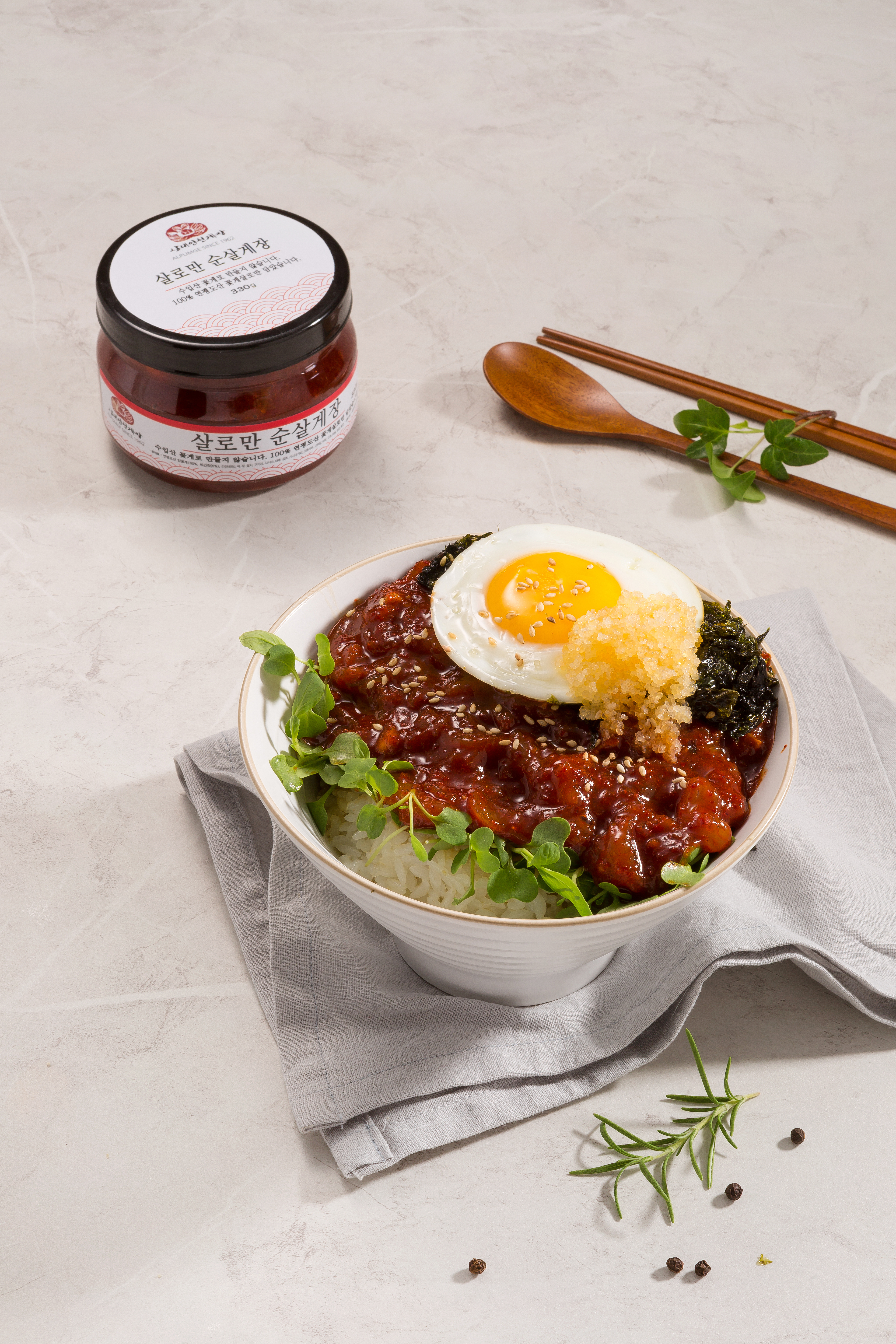 62년전통 알품게 삼대인천게장 살로만 순살게장 간장게장 양념 400g