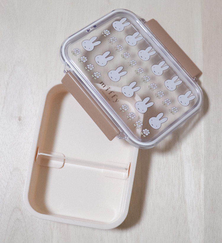 스케이터 식기세척기 대응 미피 캐릭터 보존용기 550ml - 하카타몰