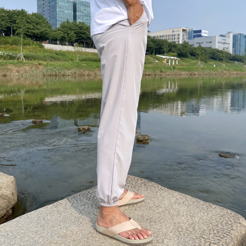 1+1 남자 살라스 여름 냉장고 아이스 조거 팬츠 빅사이즈 - 상세 이미지 5