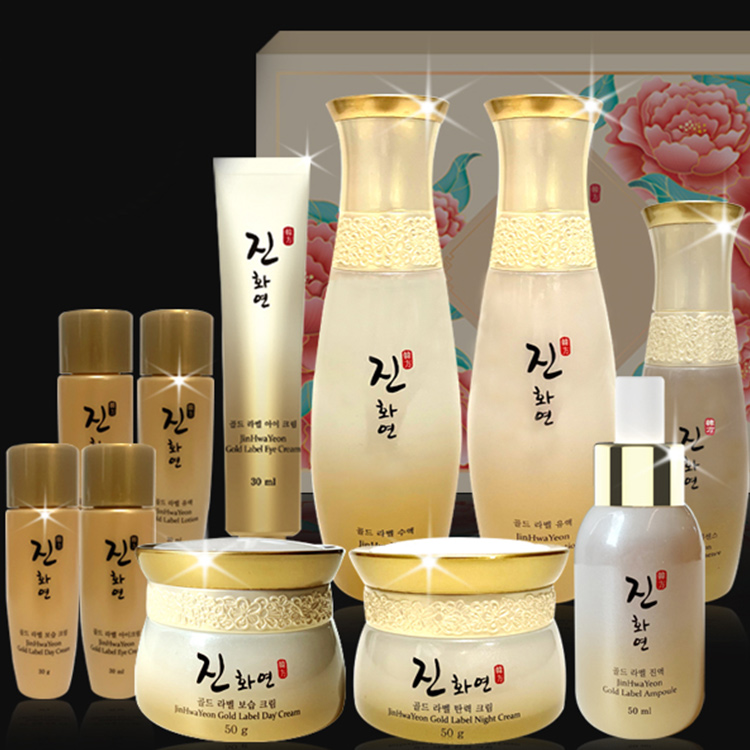 코리아나화장품 진화연 골드라벨 7종세트(본품7종+여행용4종) : 와이사니