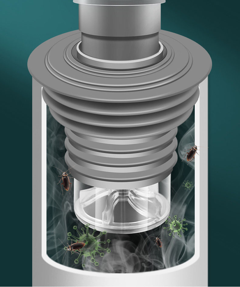 싱크대 트랩 배수구 세탁기 베란다 하수구트랩 냄새제거