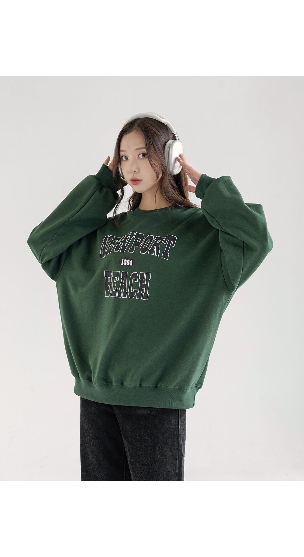 [2천장돌파][기획] 빅사이즈 S-2XL 미튼 3기장 빈티지 워싱 와이드 밴딩 청바지 상세 이미지 33
