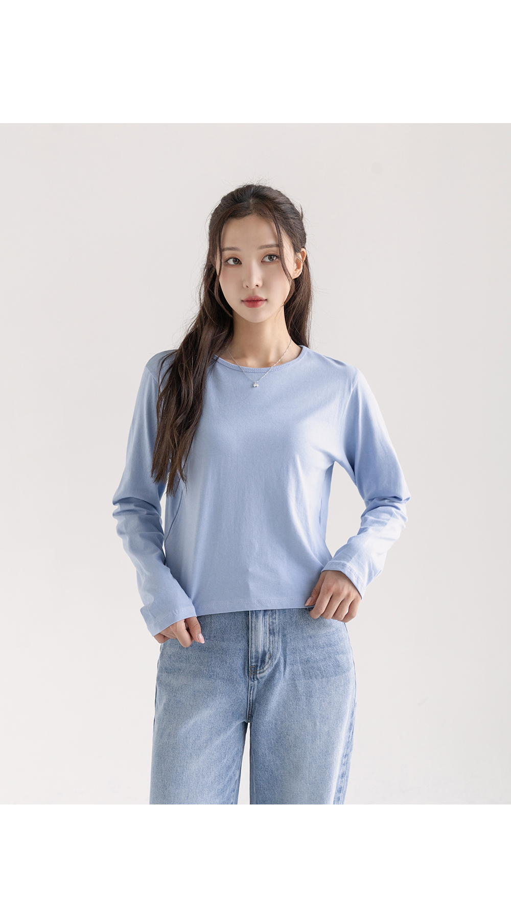 [2천장돌파][기획] 빅사이즈 S-2XL 미튼 3기장 빈티지 워싱 와이드 밴딩 청바지 상세 이미지 25