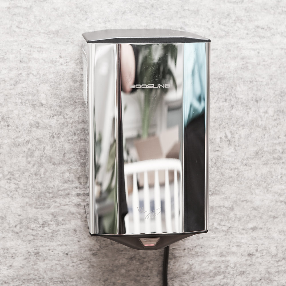 부성핫슈 핸드드라이어 BSHD-2807 손건조기 소형건조기 화장실드라이어 초강력 강풍 에어타올 이미지 4