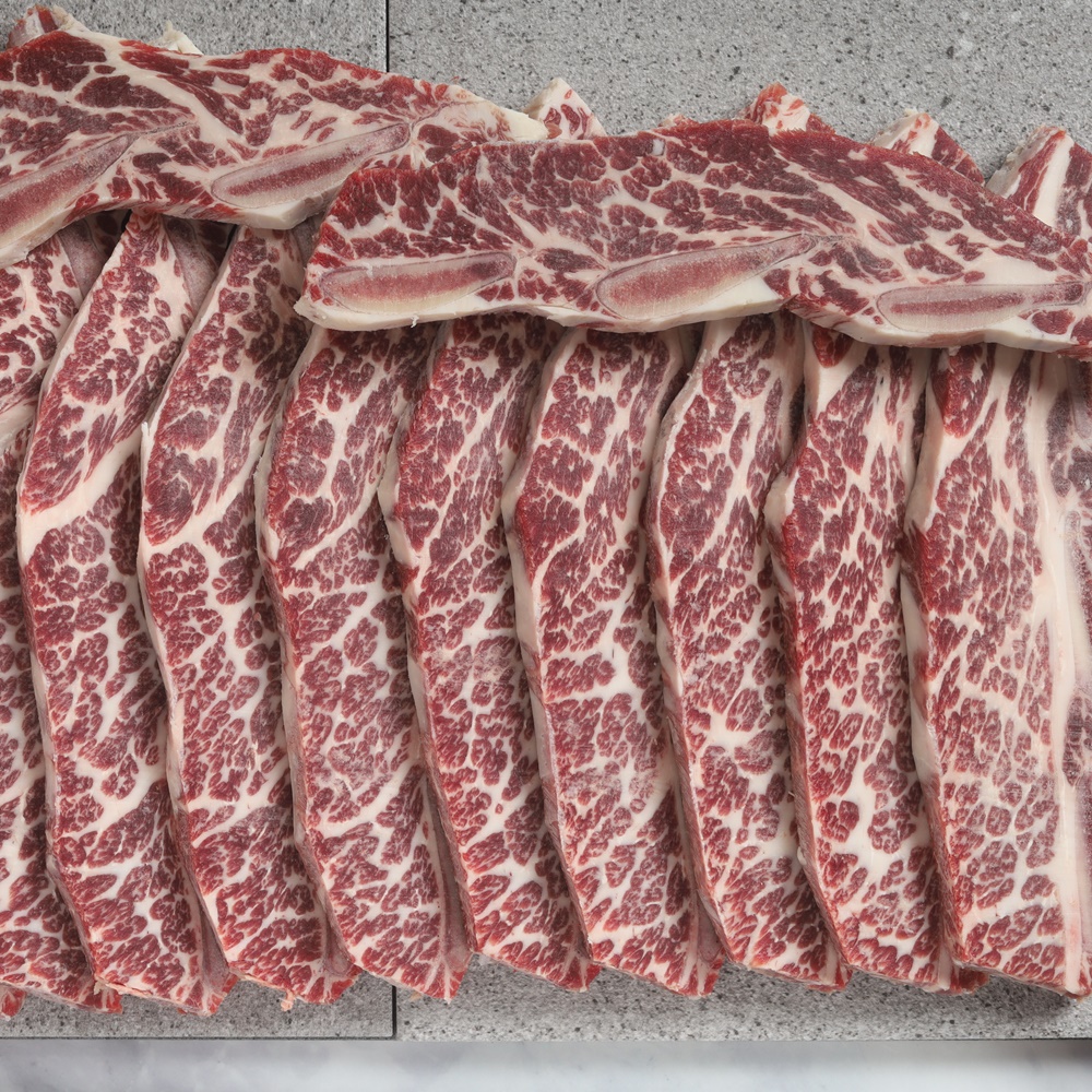 우대갈비 캠핑음식 소고기 반컷팅 1kg LA갈비 미국산 - 상세 이미지 4