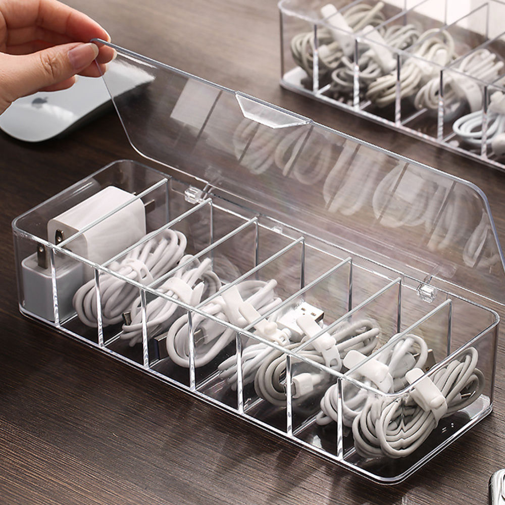 다용도 충전기 케이블정리함 케이블선 이어폰 USB 보관 정리함 제품 이미지