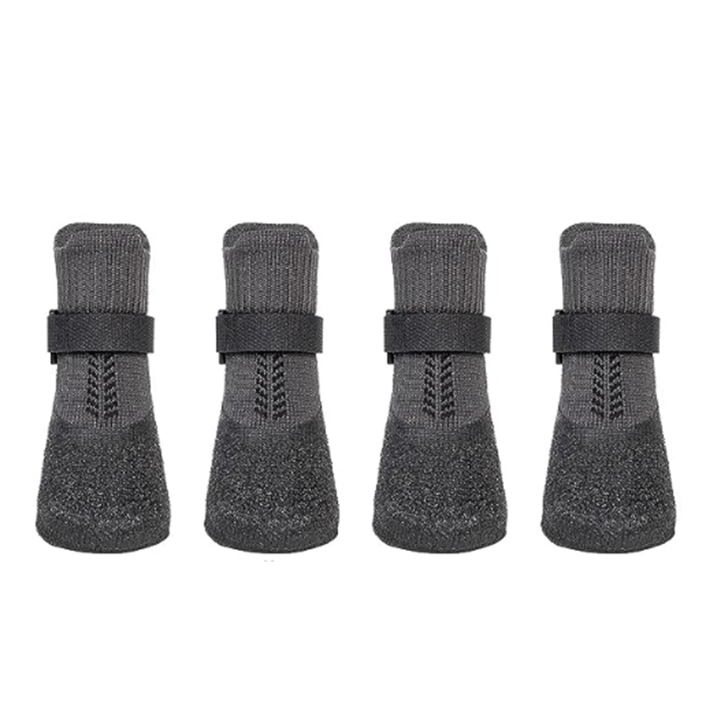 위드레오 강아지신발 대형견 중형견 소형견 미끄럼방지양말 방수 산책양말 4pcs XXS