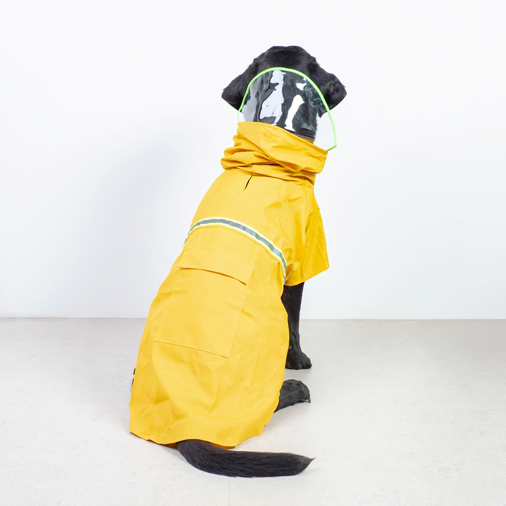 중형견우비 강아지 비옷 레인코트 판초 진돗개 XL 이미지 4