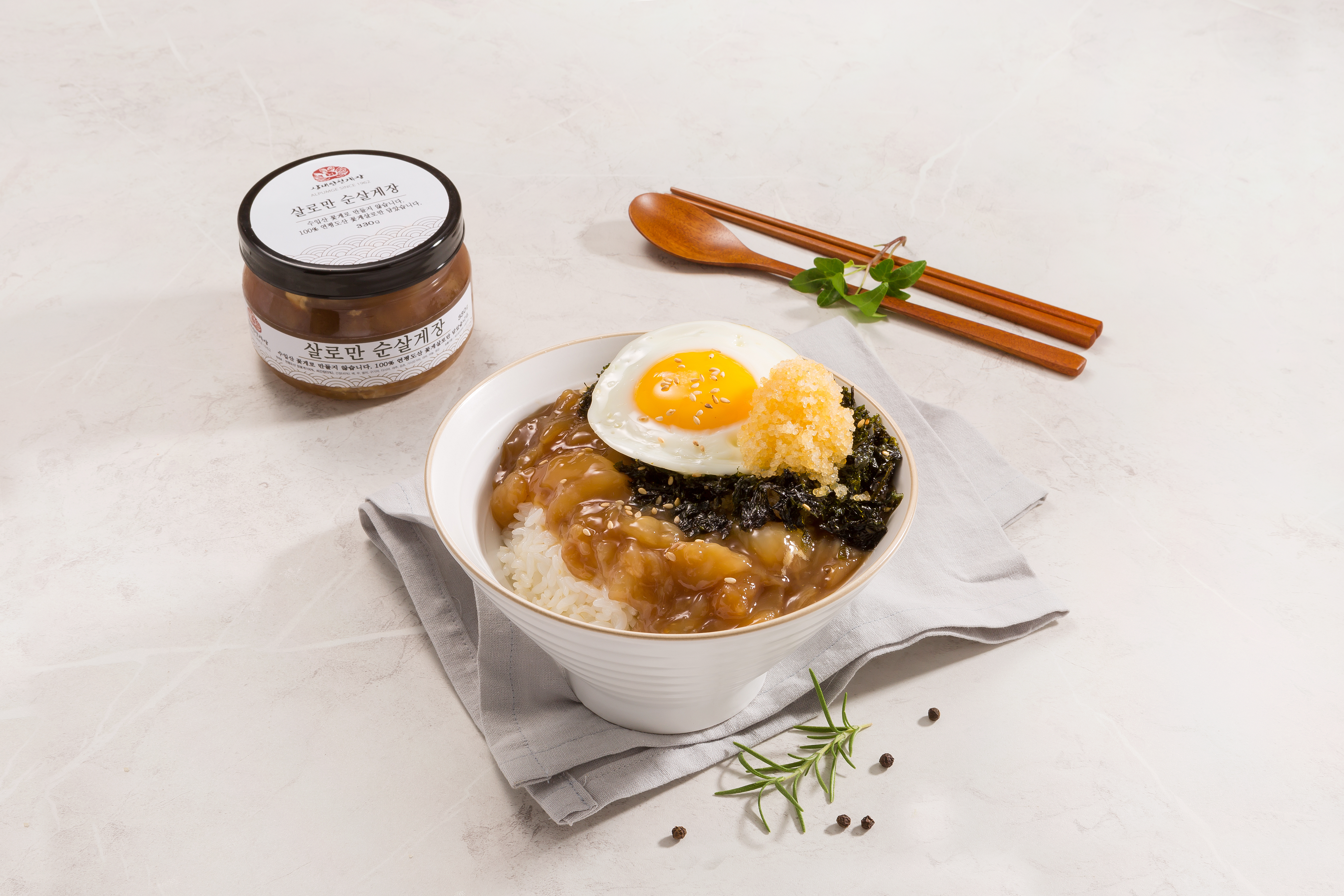 62년전통 알품게 삼대인천게장 살로만 순살게장 간장게장 양념 400g