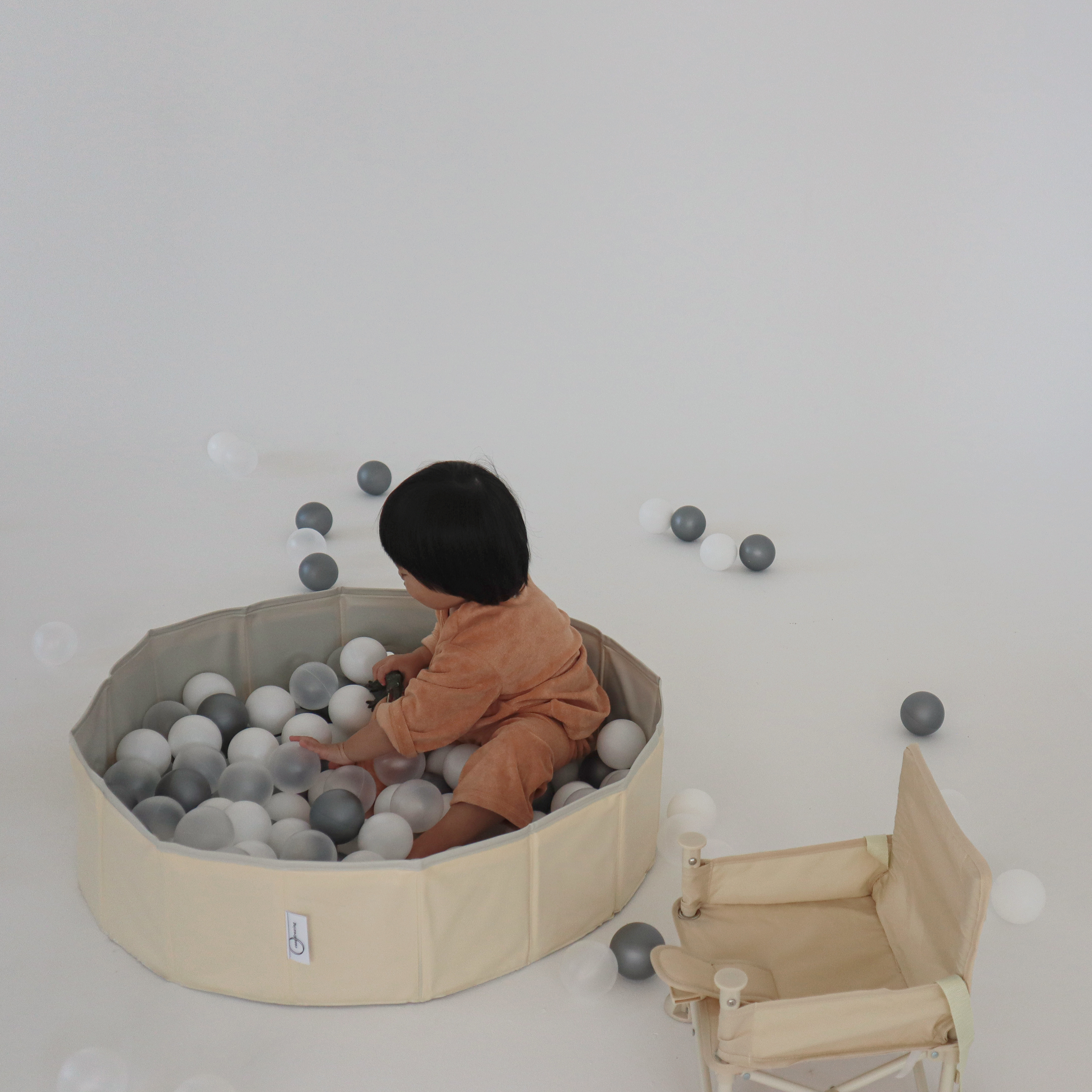 유아 접이식 방수 촉감놀이매트 키즈 모래놀이 볼풀장 S(80x20cm) - 상세 이미지 4