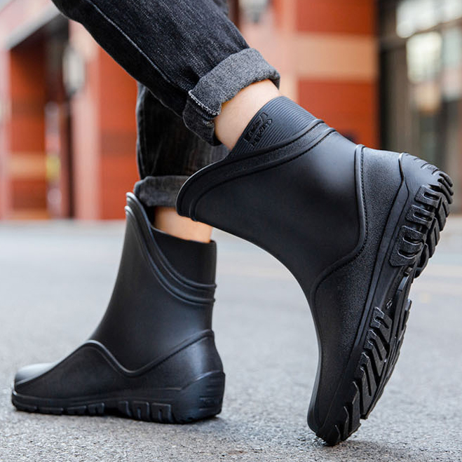 남자 장화 웨스턴 레인부츠 (성인 여름 방수 미끄럼방지 배달)