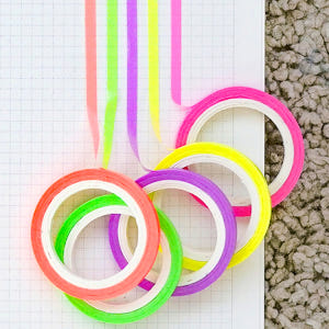 리훈 다정한마테 3mm 5개 얇은 라인 형광 밑줄 네온세트 실사용 후기 | 효과 있을까? - 상품 이미지 1