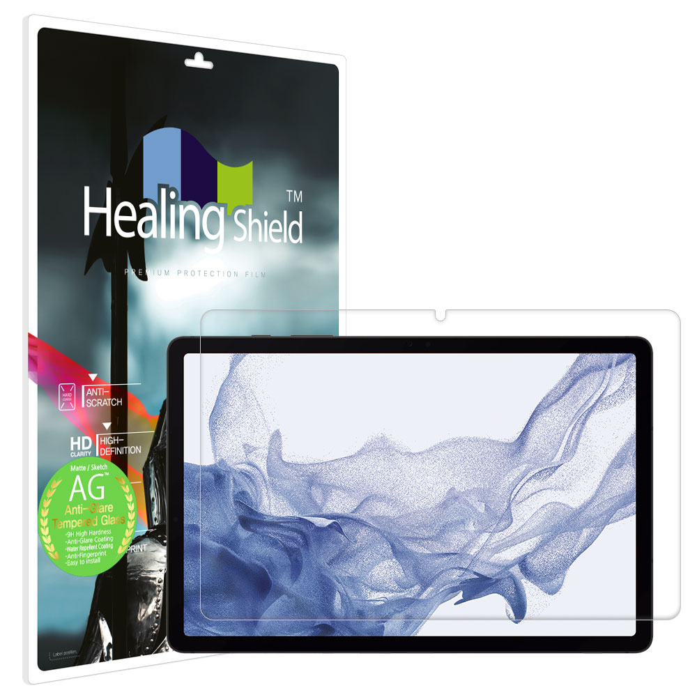 갤럭시탭S9/S8 저반사 강화유리필름 1매 - 상품 이미지