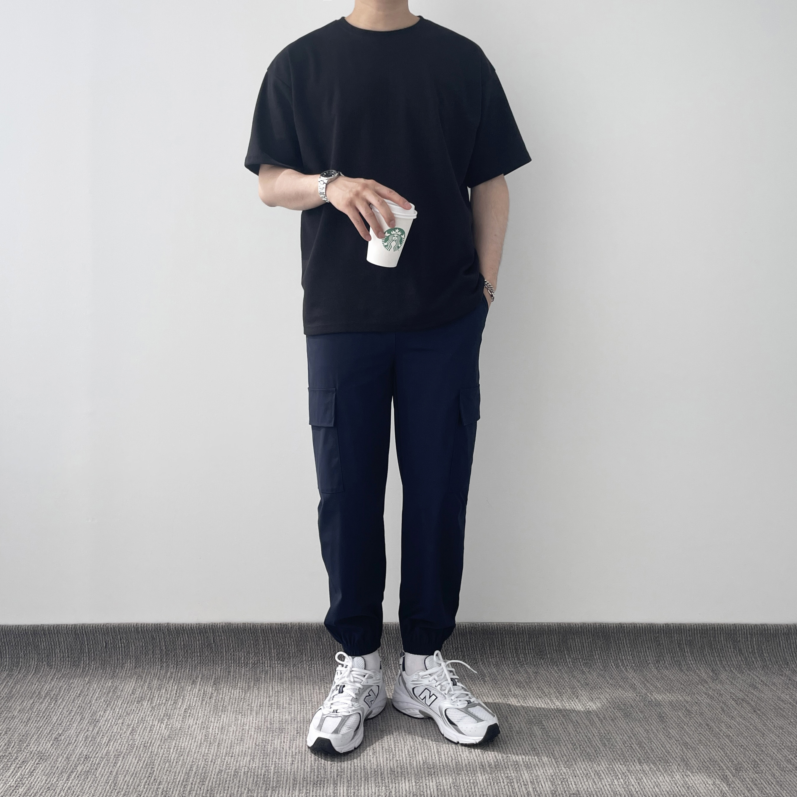 [마지막진행] 남자냉장고카고바지 남성나일론팬츠 시원한바지 이미지 4