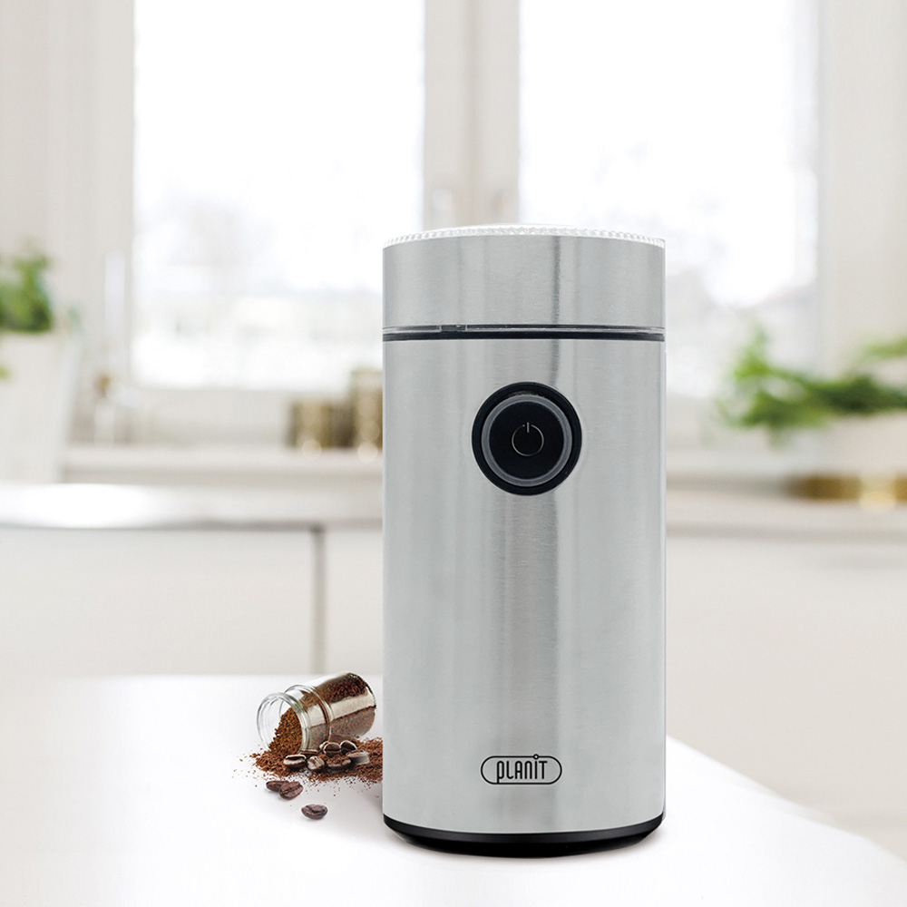 플랜잇 전동 커피 그라인더 메탈 원두분쇄기 PGR-009S