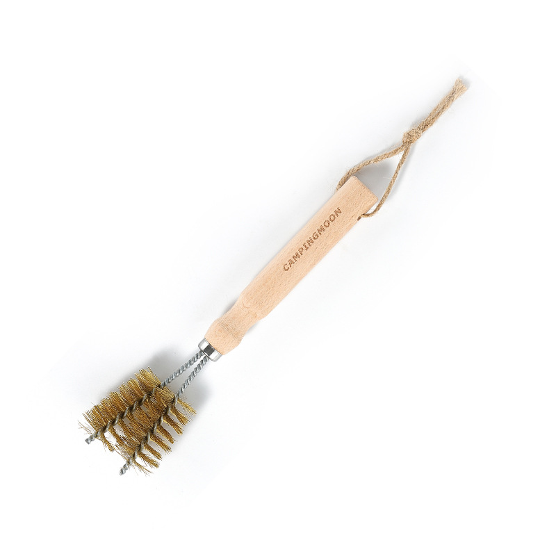 캠핑문 구리 와이어 그릴 청소 브러쉬 SJ-16