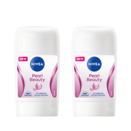 땀냄새제거 데오드란트 스틱 니베아 펄앤뷰티 50ml 2개