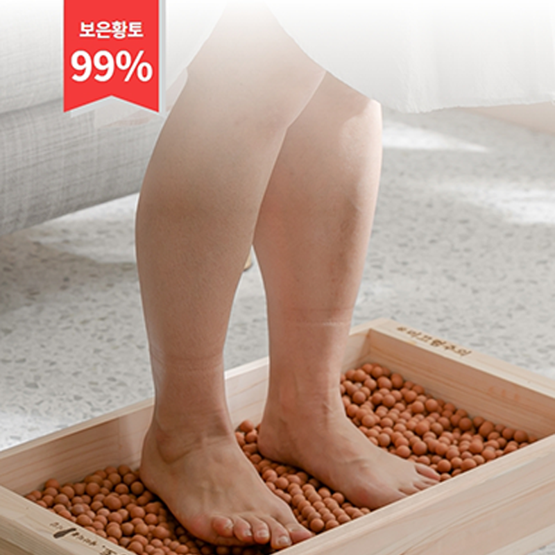 왓스업 PM12 편백나무 황토볼 발 마사지 맨발걷기 중사이즈 황토볼 3Kg - 상세 이미지 2