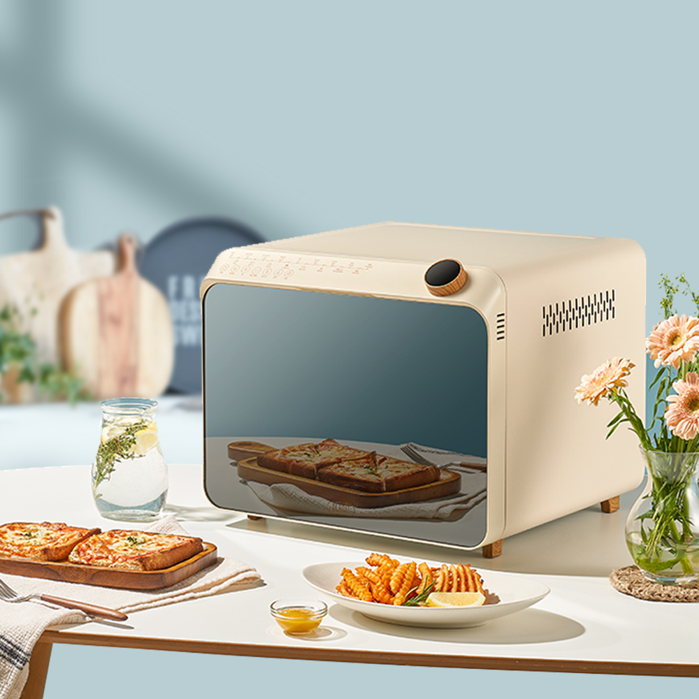 플랜잇 대용량 올스텐 오븐형 에어프라이어 더큐브 25L 베이킹 오븐 그릴