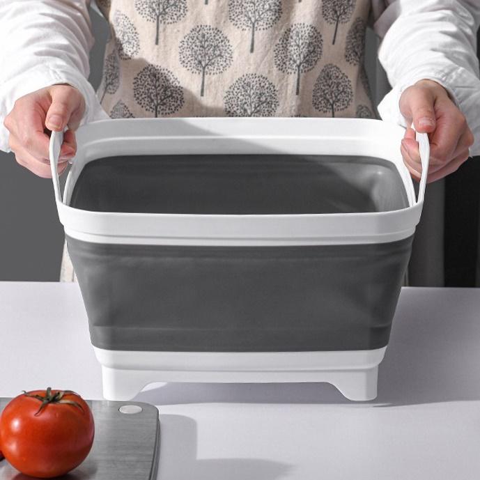 접이식 캠핑사각설거지통 캠핑씽크볼 캠핑용식기건조대