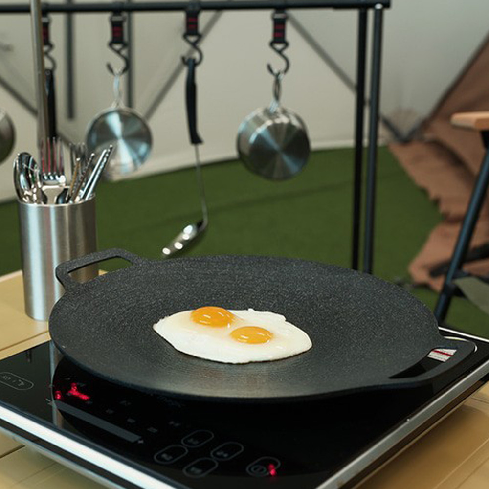 스노우라인 국산 인덕션그리들 30cm 인덕션 가스버너 겸용