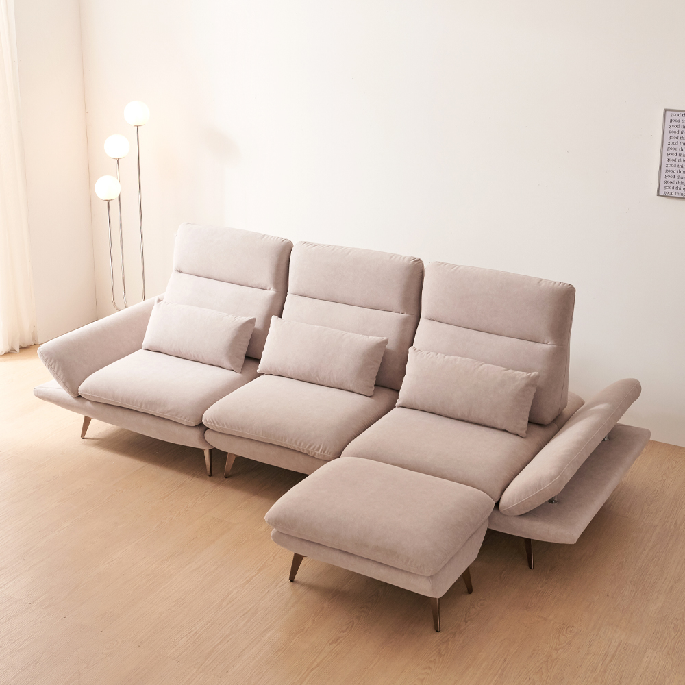 서광퍼니처 멜로 조야 아쿠아텍스 기능성 패브릭 스윙 4인용 소파 sk