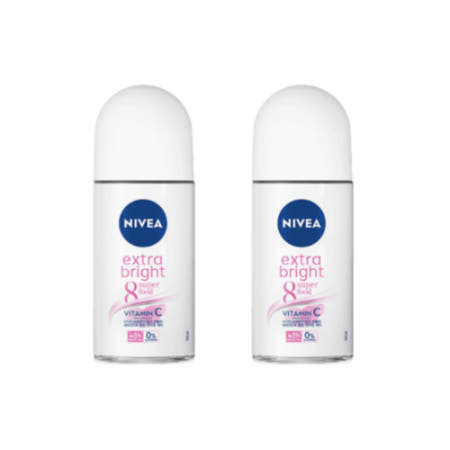 땀냄새제거 데오드란트 롤온 니베아 엑스트라브라이트 50ml 2개