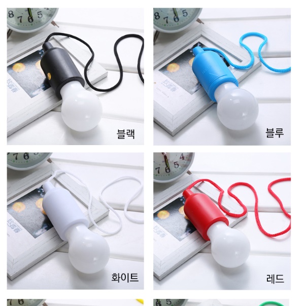 LED 당기는 전구 감성 캠핑 조명 줄줄이 전선등 스트링 조명 루프탑 전등 - 상세 이미지 5