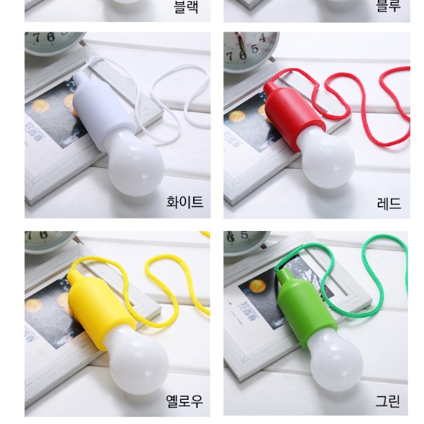 LED 당기는 전구 감성 캠핑 조명 줄줄이 전선등 스트링 조명 루프탑 전등 - 상세 이미지 4
