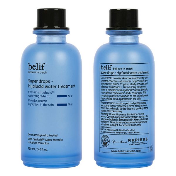 [빌리프] 슈퍼 드랍스 - 히알루씨드 워터 트리트먼트 150 mL : 율스파파스토어