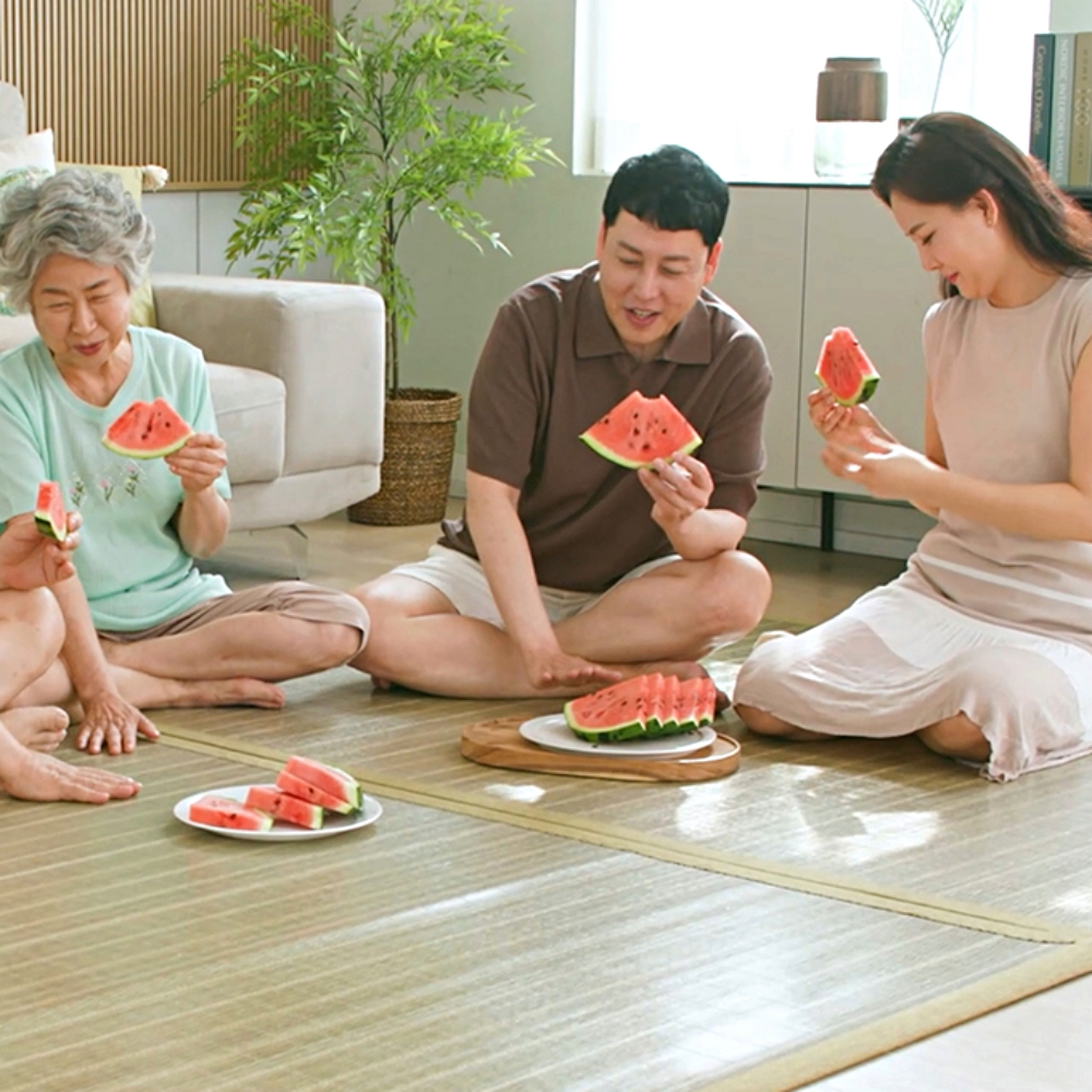 백세건강 춘향이 왕대자리 퀸 천연 대나무돗자리 대나무자리 매트 침대