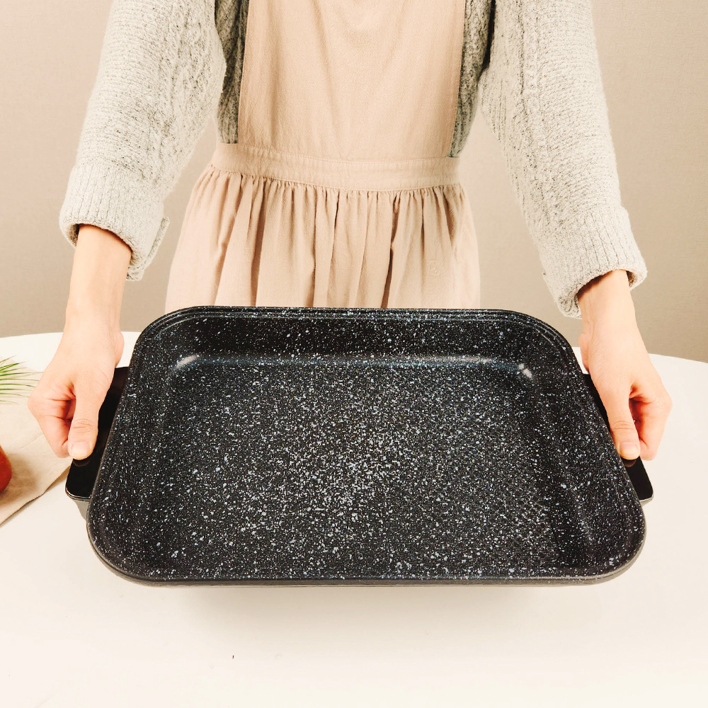 플랜잇 사각 전기후라이팬 대형 잔치팬 전팬 전기팬 파티쿡 PGF-N400W