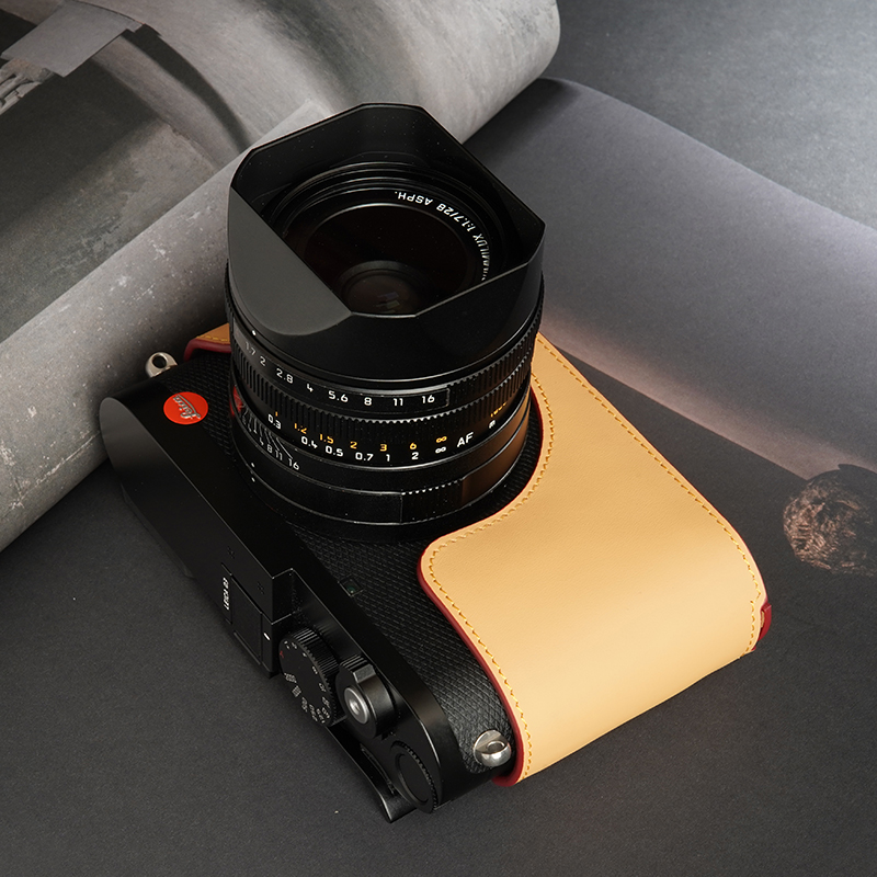 라이카 Q3 케이스 Leica q3 카메라 가죽 보호 케이스 - 상세 이미지 4