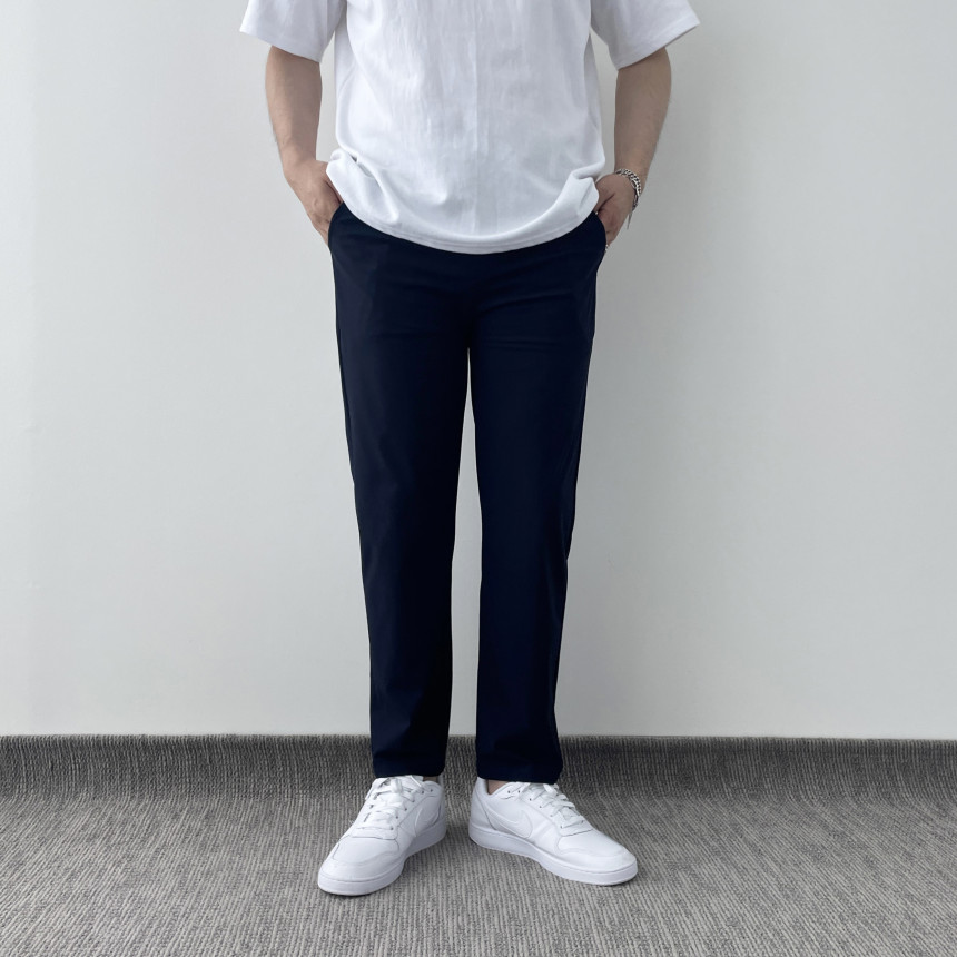 남성여름슬랙스 테이퍼드슬랙스 남자스판슬랙스