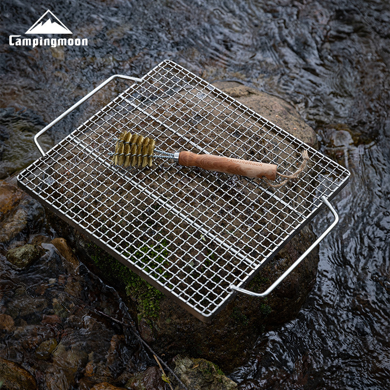 캠핑문 구리 와이어 그릴 청소 브러쉬 SJ-16