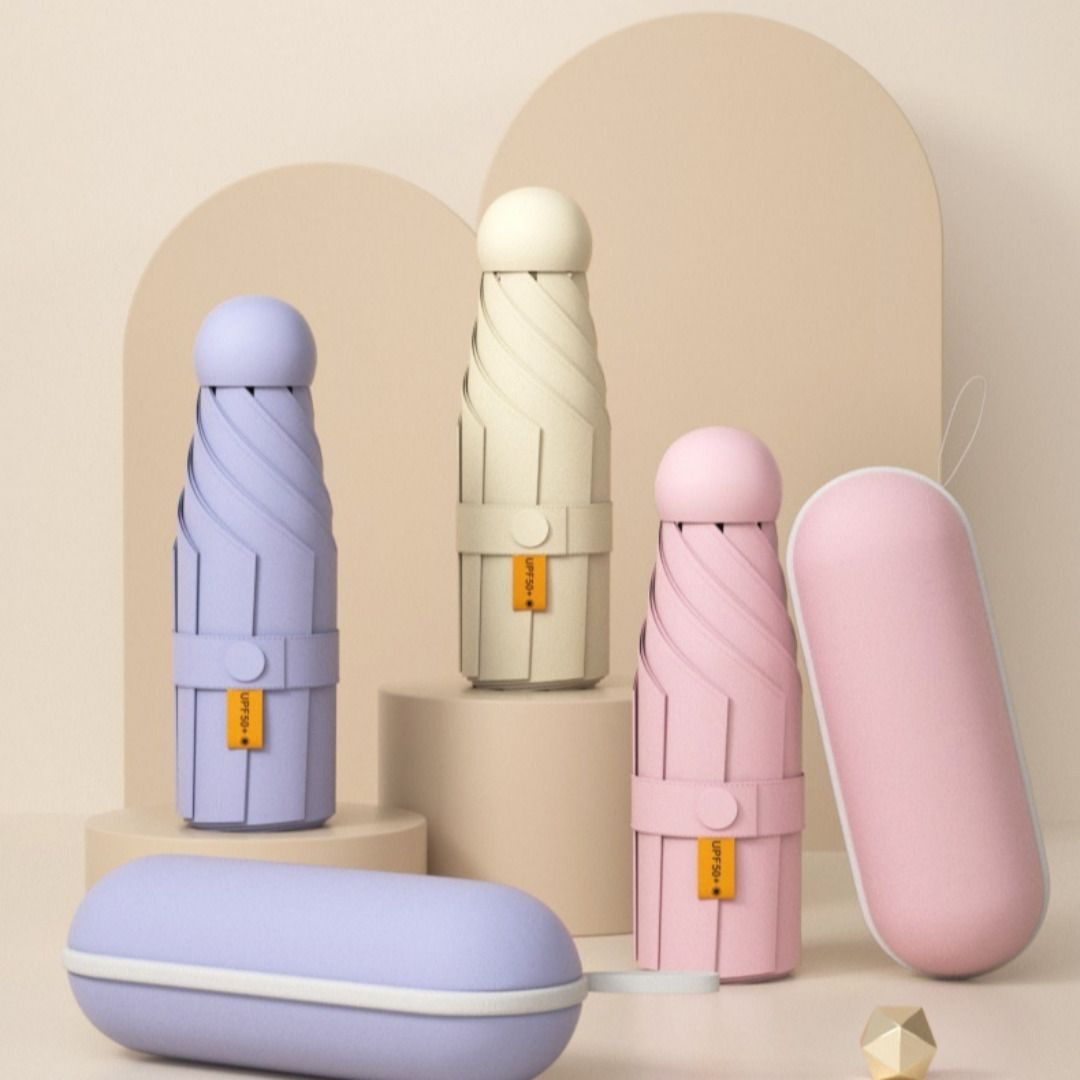 우주티앤디 5단 양산 자외선 차단 암막 가벼운 우양산 양우산