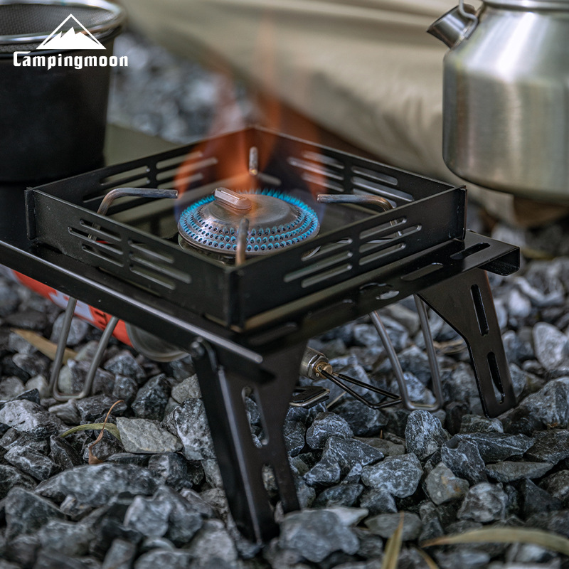 캠핑문 솔로 키친 소토 바람막이 차열 스텐 테이블 SK-310-CP