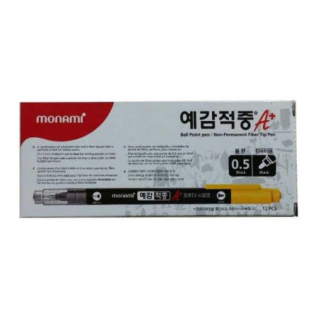 모나미 (에픽스토어) 모나미 예감적중 트윈 컴퓨터싸인펜 A플러스 12입