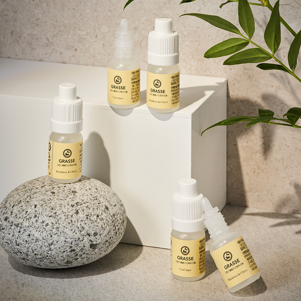 [불스원] 그라스 송풍구 디퓨저 리필 10ml 2개입 블랙베리&체리