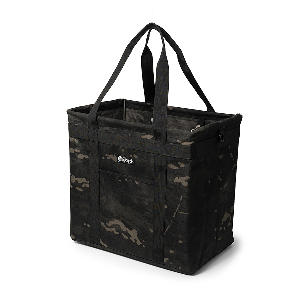 디얼스 트래쉬백 폴딩 캠핑 쓰레기통 봉투걸이 거치대 분리수거 멀티캠 블랙