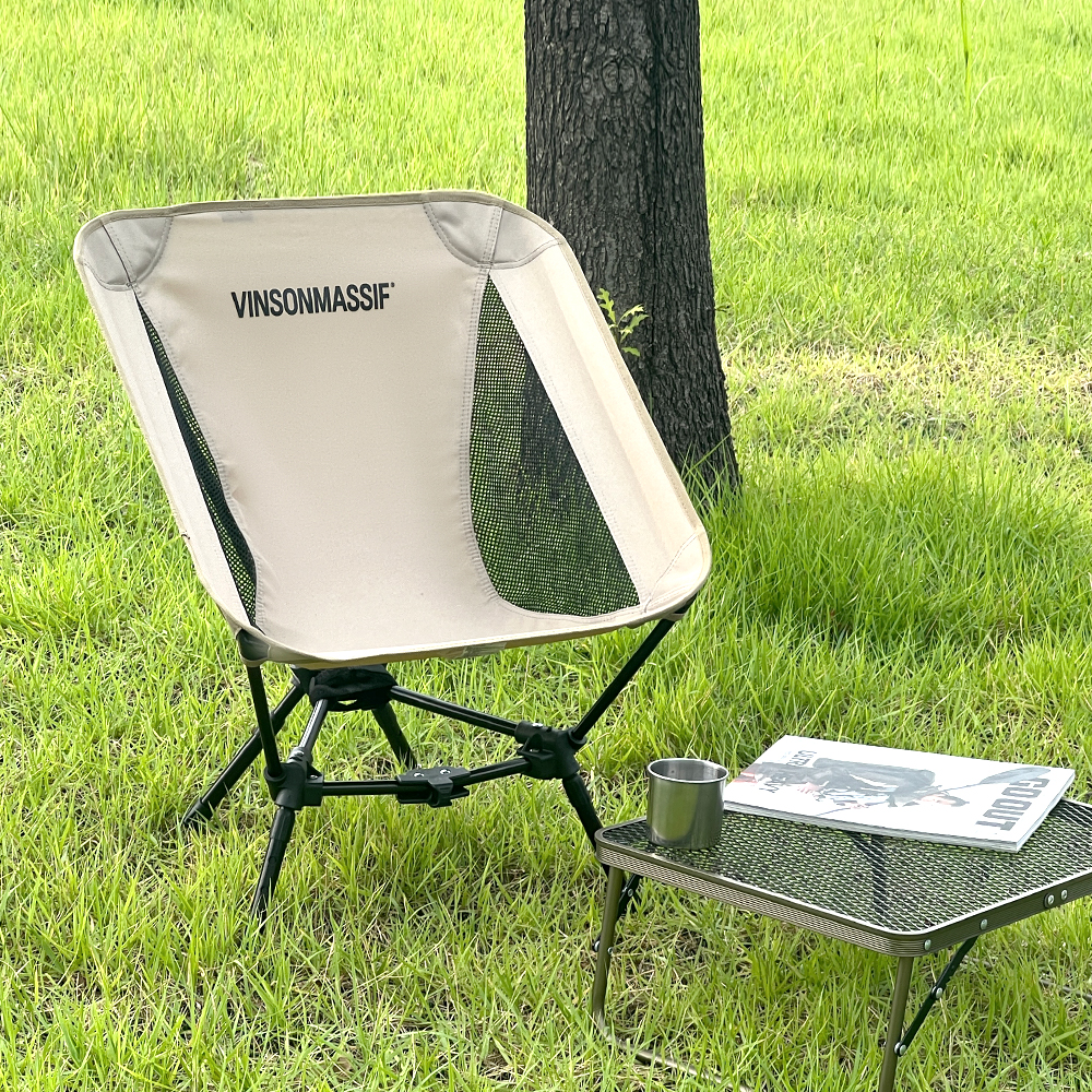 빈슨메시프 트리그 캠핑의자 휴대용 백패킹 경랑 체어 샌드
