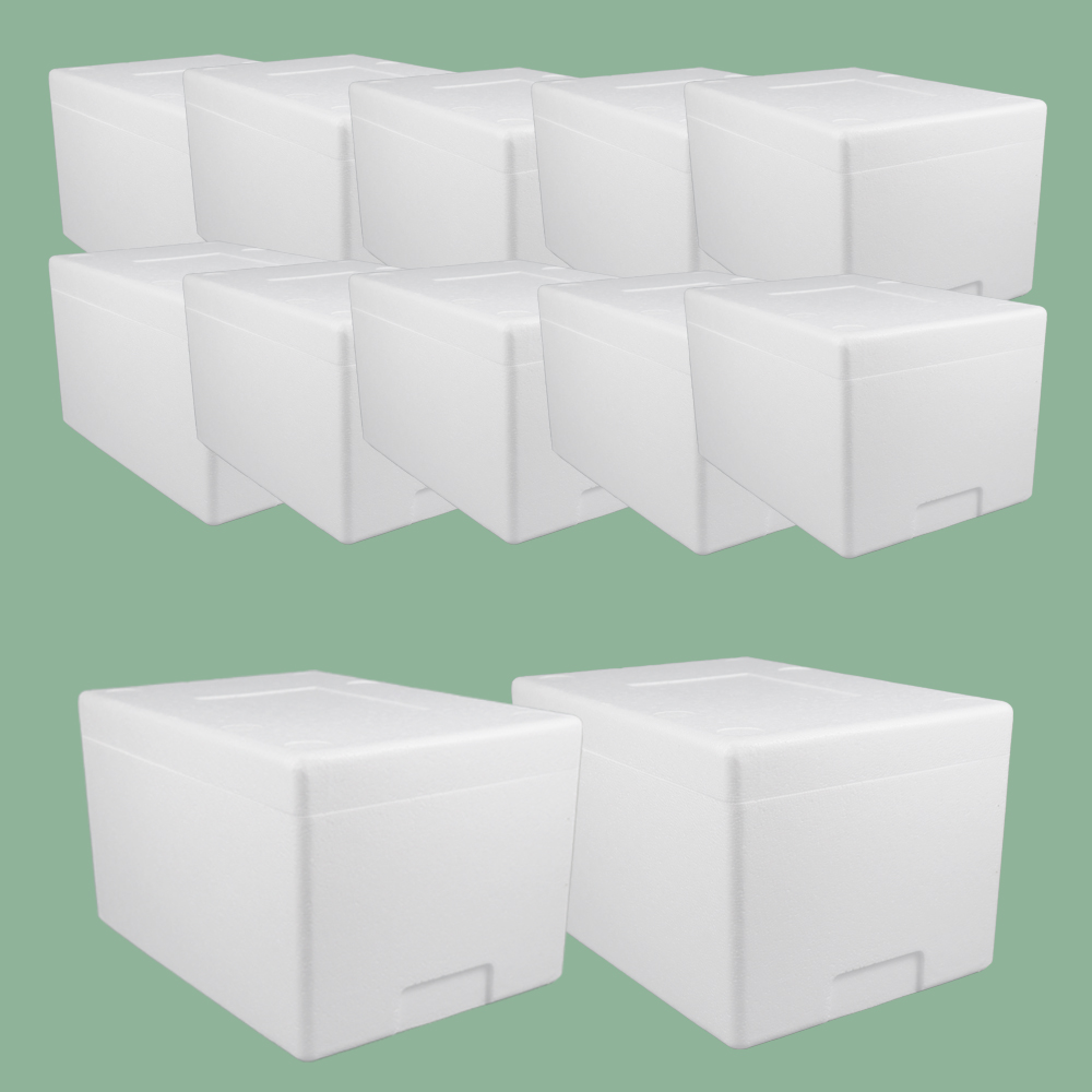 스티로폼박스 아이스박스 식품 택배용 대형 김치15k 1단 12ea