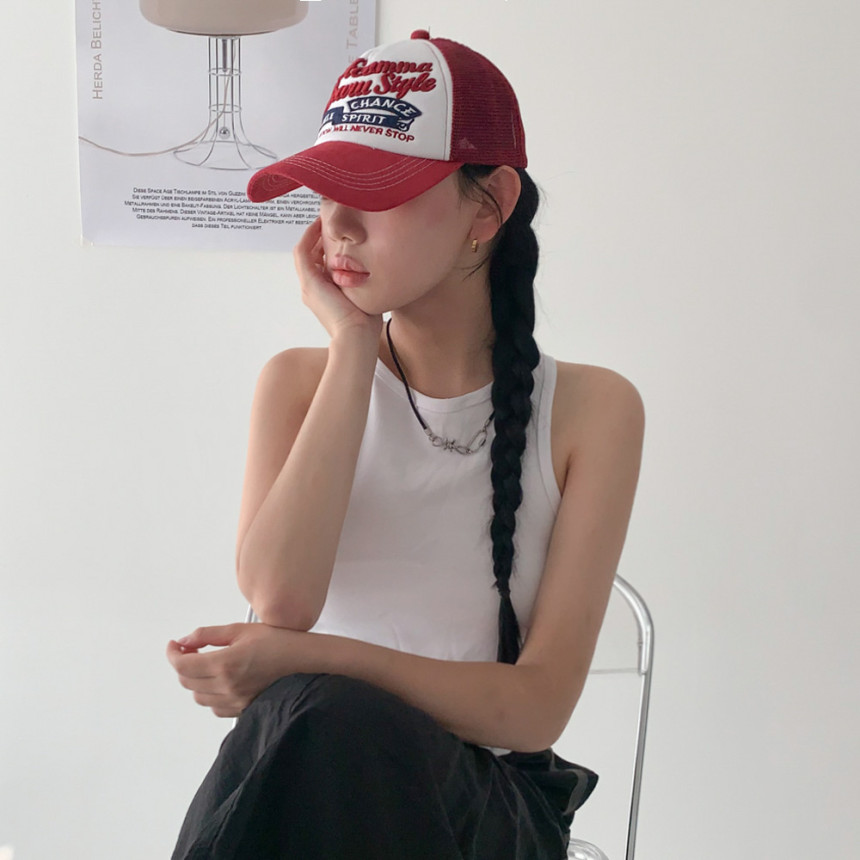 [18종/BEST] y2k 레터링 자수 빈티지 페스티벌 볼캡 모자 모음 상세 이미지 330
