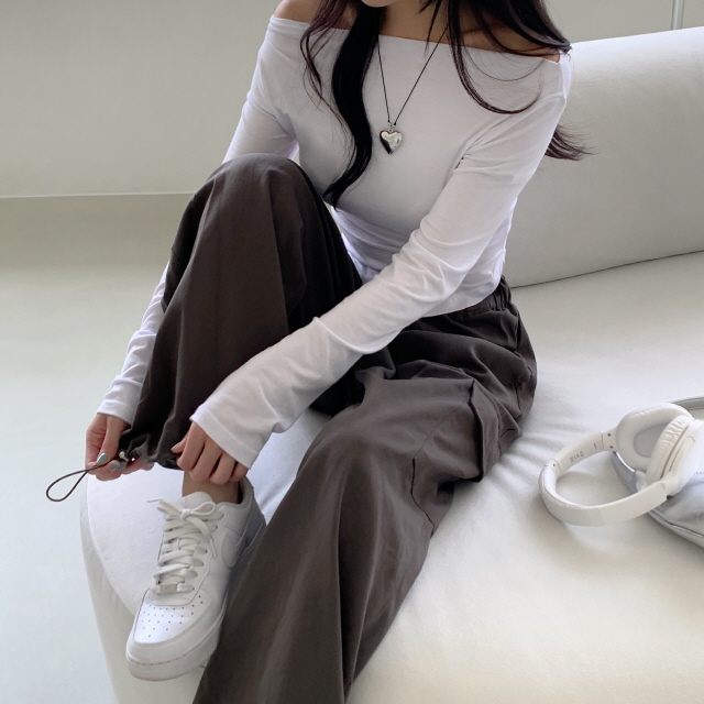 [숏,기본,롱 3기장!❤️] 웨더 코튼 와이드 간절기 바지 투웨이 스트링 카고 봄 롱 팬츠 상세 이미지 48