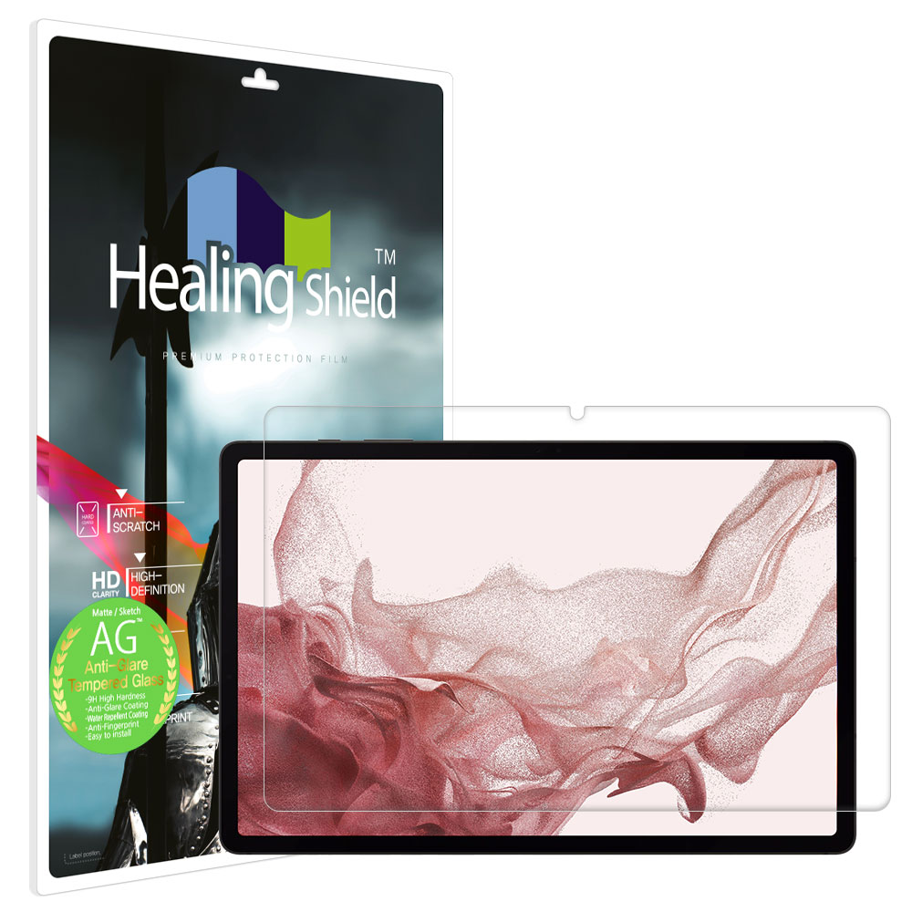 갤럭시탭S9플러스/S8플러스 저반사 강화유리필름 1매 - 상품 이미지