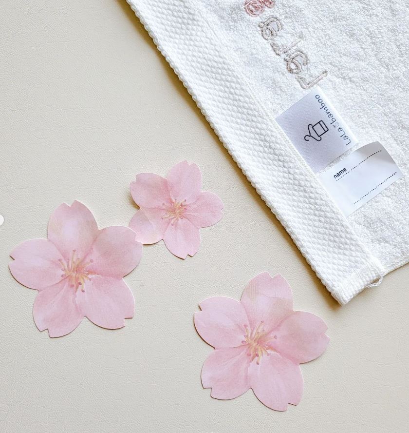 라라앤모어 어린이집 유치원 고리 수건 밤부 주방 핸드타올 5장