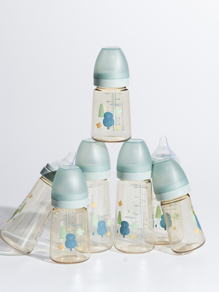 [ 1+1] 마더케이 신생아 배앓이방지 베이직 PPSU 젖병 180ML / 아기젖병 - 상세 이미지 5
