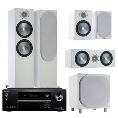 모니터오디오 [Monitor Audio] 모니터오디오 Bronze500 5.1ch + [Omkyo]온쿄 TX-SR494 홈시어터 패키지