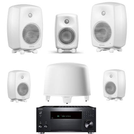 제넬렉 G3 5.1채널 + 온쿄 TX-RZ50 홈시어터 패키지 (G3,G2,G1,F1)